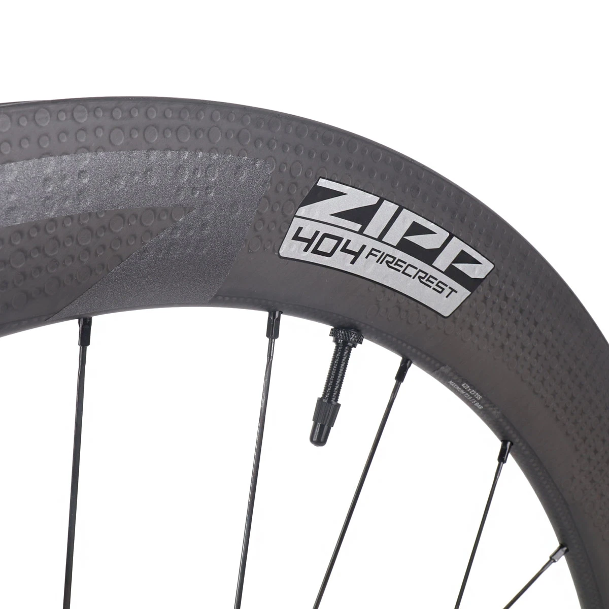 ZIPP 404 Firecrest Carbon Front Wheel - Tubeless - Centerlock - 12x100mm - Black - Image 4